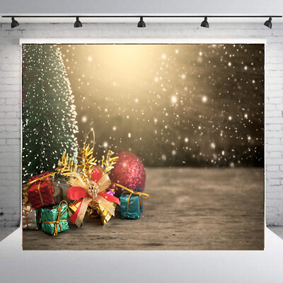 #ad 7x5ft 5x3ft Christmas Gift Photography Backdrop Photo Studio Background Props $11.95