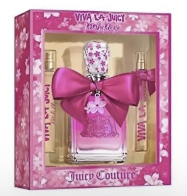 #ad #ad Juicy Couture Viva La Juicy Petals Please Eau De Parfum Gift Set MSRP $ 110 NEW $71.20