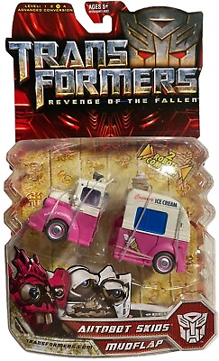 #ad Transformers Revenge of the Fallen Deluxe Autobot Skidsamp;Mudflap Figure NEW 2009 $92.88