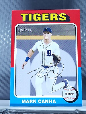 #ad Mark Canha 2024 Topps Heritage #107 Tigers $1.37