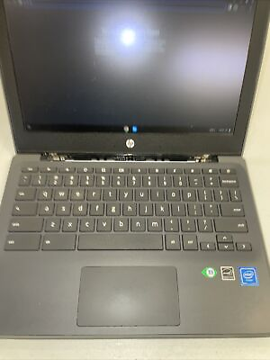 #ad HP Chromebook 11 G8 EE 11.6quot; Intel Celeron N4020 1.1GHz 4GB Ram 32GB Used Touch $45.00