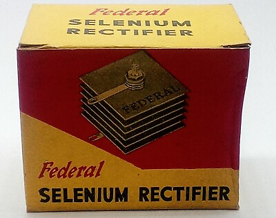 #ad Vintage NIB NOS Federal Telephone And Radio Co. Selenium Rectifier 500 MA... $9.99