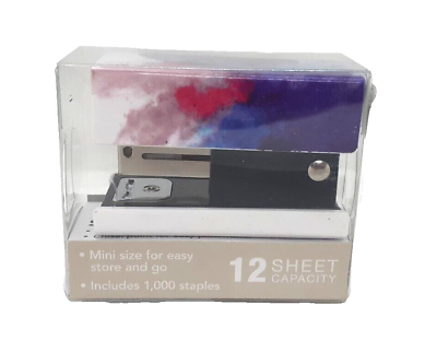 #ad Swingline Mini Stapler 12 Sheet Capacity with 1000 staples NEW $12.49