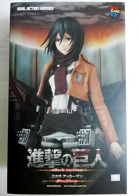 #ad Attack On Titan RAH Action Figure Statue Mikasa Ackerman Goods Isayama Anime JP $425.99