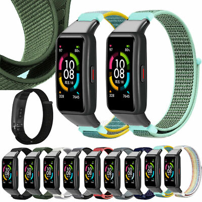 #ad Replacement Nylon Loop Wristband Strap For Huawei Band 6 Honor Band 6 Bracelet $6.36