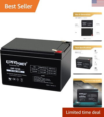 #ad AGM Technology Sealed Lead Acid Battery Rugged Design for Home and Electronics $59.99
