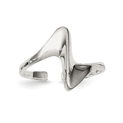 #ad Sterling Silver Adjustable Polished Ring QR793 $32.99