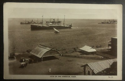 #ad Mint Aden Real Picture Postcard RPPC View Of The Harbour $34.99