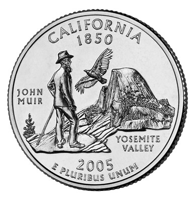 #ad 2005 P California State Quarter $1.55