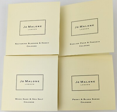 #ad #ad Jo Malone Cologne Samples 4pc. Assorted Lot $14.95