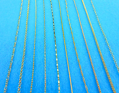 Wholesale 10PCS Styles Mix 18K GOLD FILL Necklace Chains Lobster Clasps Pendants $9.88