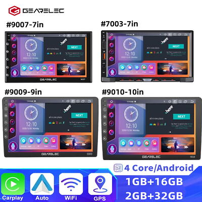 #ad 7 9 10#x27;#x27; Android Double 2DIN Car Stereo GPS Navi MP5 Player WiFi Bluetooth Radio $46.54
