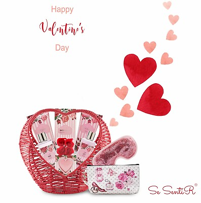#ad #ad 14Pc Premium Spa Gift Baskets Valentines Day Gifts Girlfriend Wife Bath Body $19.99