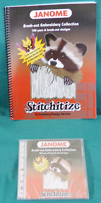 #ad JAMNOME Brush Out Embroidery 100 Yarn Designs STITCHITIZE Book amp; CD Sealed Lot 2 $59.99
