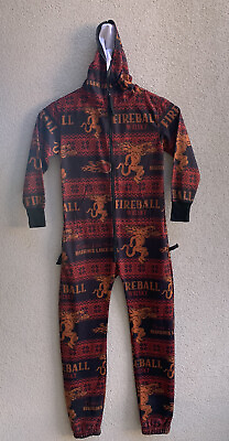 #ad Fireball Whisky Holiday One Piece Pajamas Unionsuit Unisex Size XS $38.99
