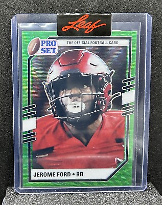 #ad Jerome Ford 2022 Pro Set Metal GREEN #d 1 1 RC Unsigned Proof Bearcats Browns $5.95