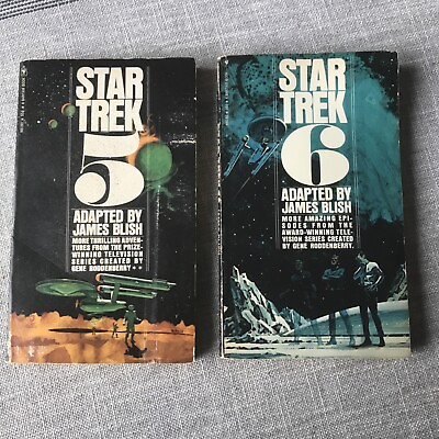 #ad Star Trek James Blish Vintage Collection Series Books 5 amp; 6 paperback $12.99