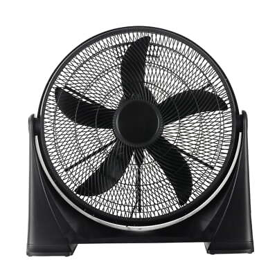#ad 20quot; 3 Speed Lightweight Air Circulator Floor Fan with Wall Mount Option $34.31
