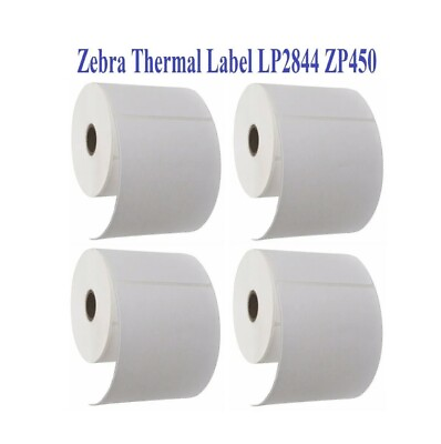 #ad 4 Rolls 4quot;X6quot; Zebra 2844 Eltron ZP450 Direct Thermal Shipping Labels 1000 PCS $17.50