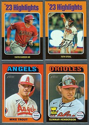 #ad #ad 2024 Topps Heritage Short Print #1 100 407 You Pick Complete Your Set SP $3.95