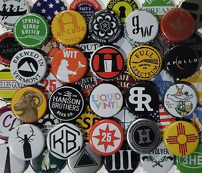#ad 100 Beer Bottle Caps NO DENTS Best Mix Assorted amp; Mixed Crown Caps $11.99