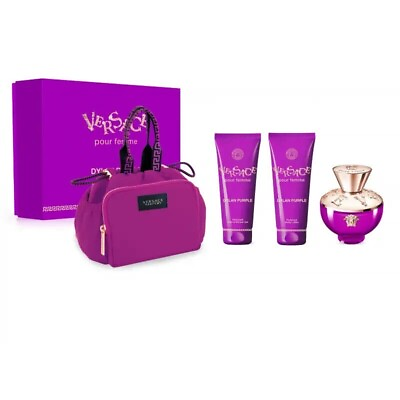 #ad #ad Dylan Purple by Versace EDP Set for Women 3.4oz 4pc w Bag New Gift Box $104.89