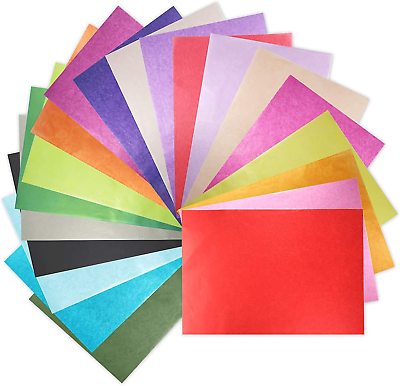 #ad 200 Sheets 20 Multicolor Tissue Paper Bulk Gift Wrapping Tissue Paper Decorative $10.99