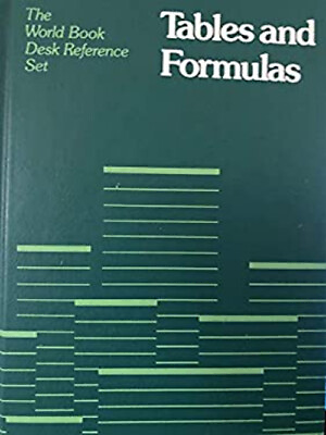 #ad Tables and Formulas Hardcover Inc. Staff World Book $6.65