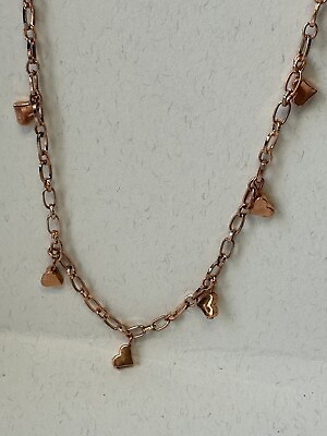 #ad #ad Copper HEART 28” Chain Necklace With Extension Chain $8.00