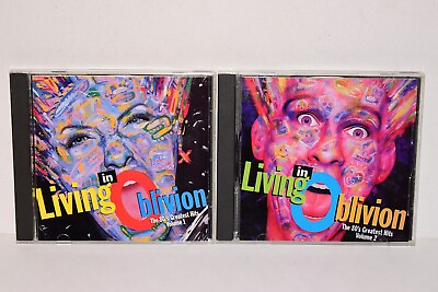 #ad Lot of 2 CDs LIVING IN OBLIVION The 80#x27;s Greatest Hits Volumes 1 amp; 2 $5.99
