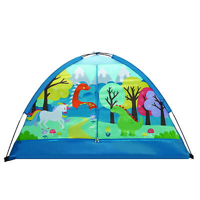 #ad Crckt Kids Polyester Indoor Camping Play Tent with Majestic Design Print $17.96