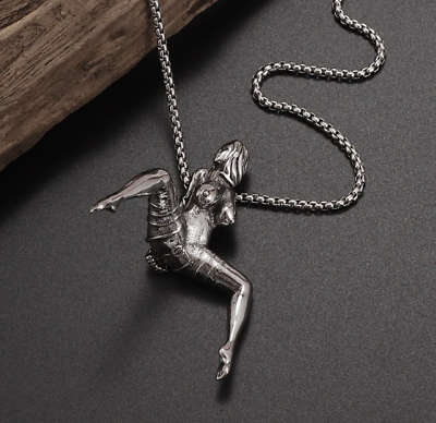 #ad Sexy Shibari Leg Split Naked Girl Goddess Pendant Necklace Woman Jewelry Hot $11.99