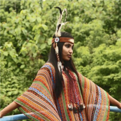 #ad Handmade Headband Indian Headdress Feather Bandana American Native $39.99