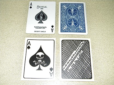 #ad VIETNAM amp; DESERT SHIELD quot;ACE OF SPADES DEATH CARDSquot; SAME DAY SHIPPING $12.95