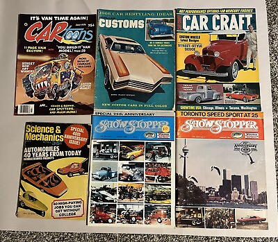 #ad George Barris personal magazine collection various single issues 1961 1986 $29.99