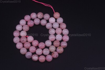 #ad Natural Pink Opal Gemstone Round Loose Spacer Beads 4mm 6mm 8mm 10mm 12mm 15.5quot; $13.58