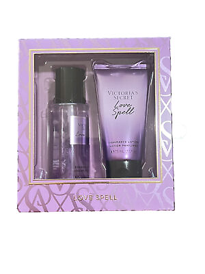 #ad #ad Victoria’s Secret Love Spell Fragrance Mist Lotion Travel Size Gift Set New $19.99