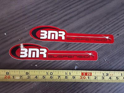 #ad Lot of 2 BMR Suspension MINI Racing Decals Stickers Outlaw NHRA Nascar Hot Rod $7.95