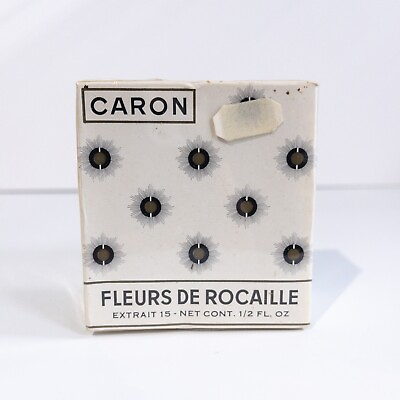 #ad VINTAGE CARON FLEURS DE ROCAILLE PARFUM 1 2 oz SEALED $110.00