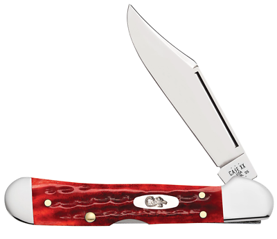 #ad Case xx Knives Mini Copperlock Old Red Bone 10307 Stainless Pocket Knife $74.99