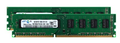 #ad SAMSUNG 8GB 2x 4GB DDR3 PC3 10600 1333MHz DIMM Desktop Memory RAM Ship from US $19.95