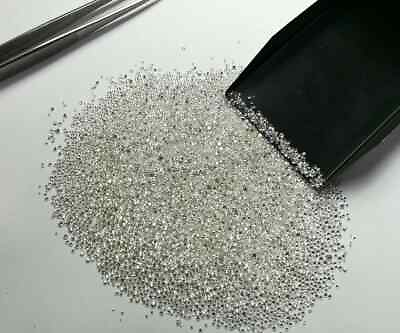 #ad 50 Pcs Lot Loose CVD Lab Grown Diamond 3.00 mm Round Diamond $170.00