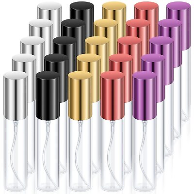 #ad 25 Pcs Travel Perfume Atomizer Sprayer Refillable Empty Perfume Bottle for Pe... $34.32