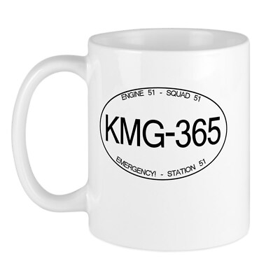 #ad CafePress KMG 365 Squad 51 Emergency Mug 11 oz Ceramic Mug 290214213 $14.99
