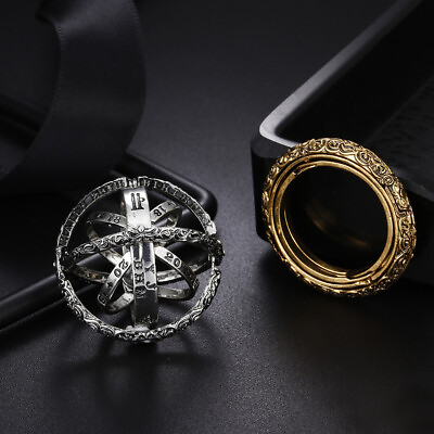 #ad Fashion Women Astronomical Ball Ethnic Vintage Ring Necklace Anniversary Rings $2.28
