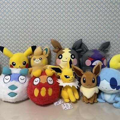 #ad Pokemon Plush Stuffed Toy Set Of 9 $169.00
