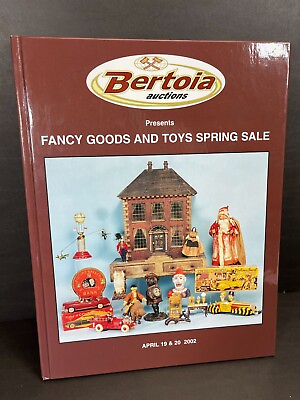 #ad Bertoia Auction Catalog Antique Toys Cast Iron Japan Tin Cars Cap Guns Banks $26.21