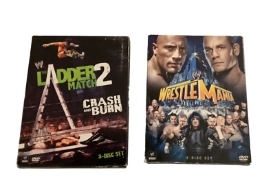 #ad WWE Wrestlemania Bundle Lot The Rock Six DVD’s $17.75