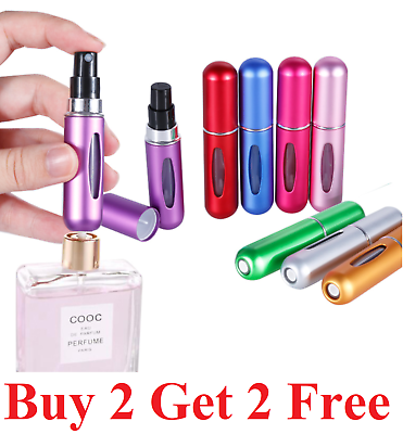 #ad Mini Portable Travel Perfume Small Bottle Disinfectant Spray Sprayer Refillable $6.99