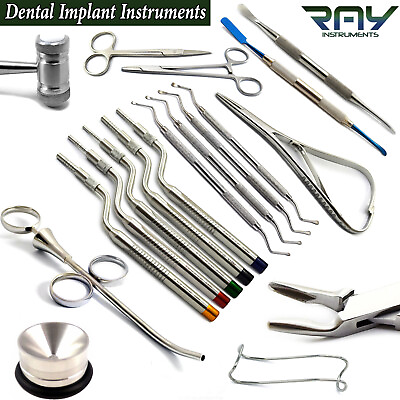 #ad Dental Sinus Lift Oral Surgery Instrument Osteotome Currette Implant Surgical CE $54.99